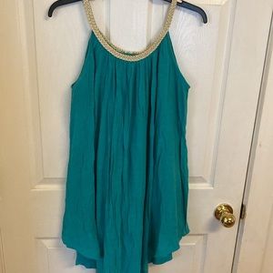 Emma G Dress Sundress Size L Swing Shift Beach Coverup